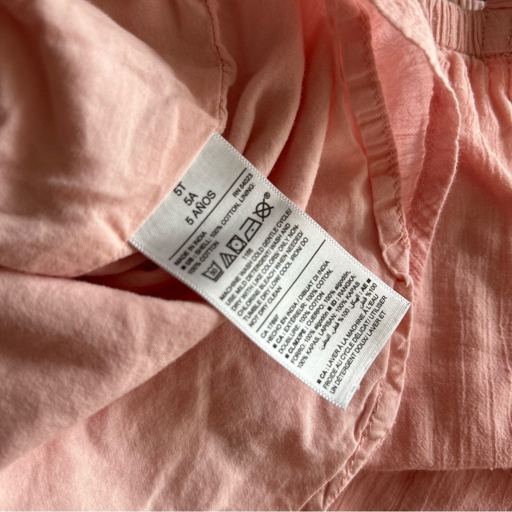 100% Cotton Pink Blush Top Set - Picture 9 of 9
